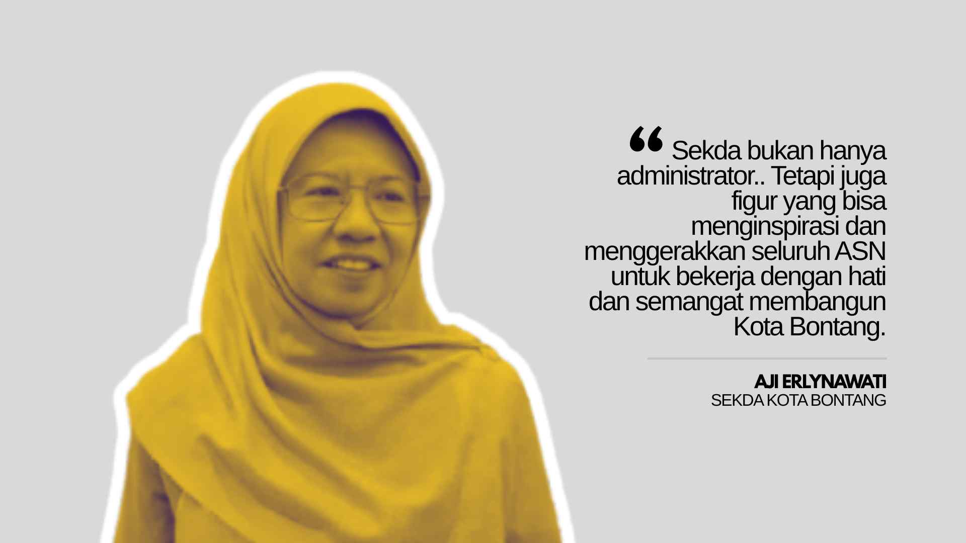 Kata Aji Erlynawati Terhadap Sosok Sang Pengganti (1)