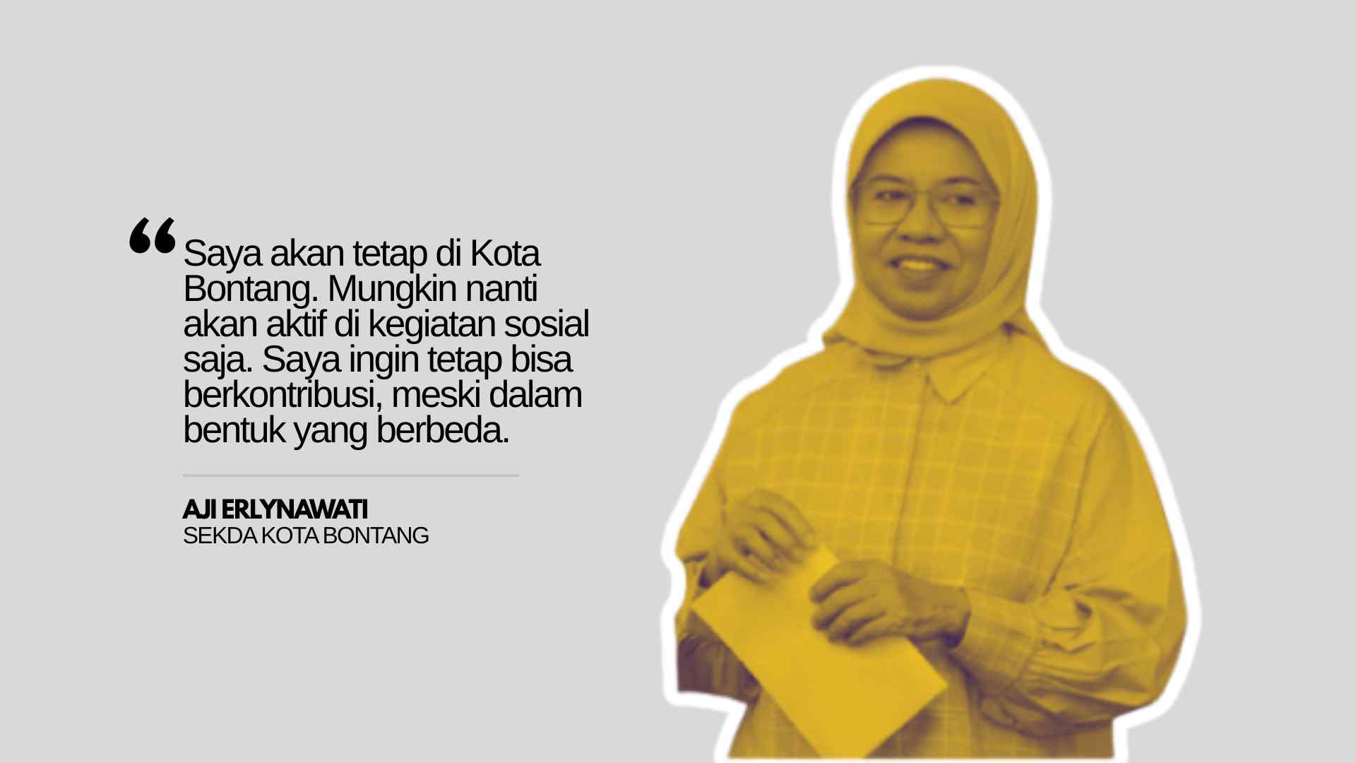 Kata Aji Erlynawati Terhadap Sosok Sang Pengganti (2-Habis)
