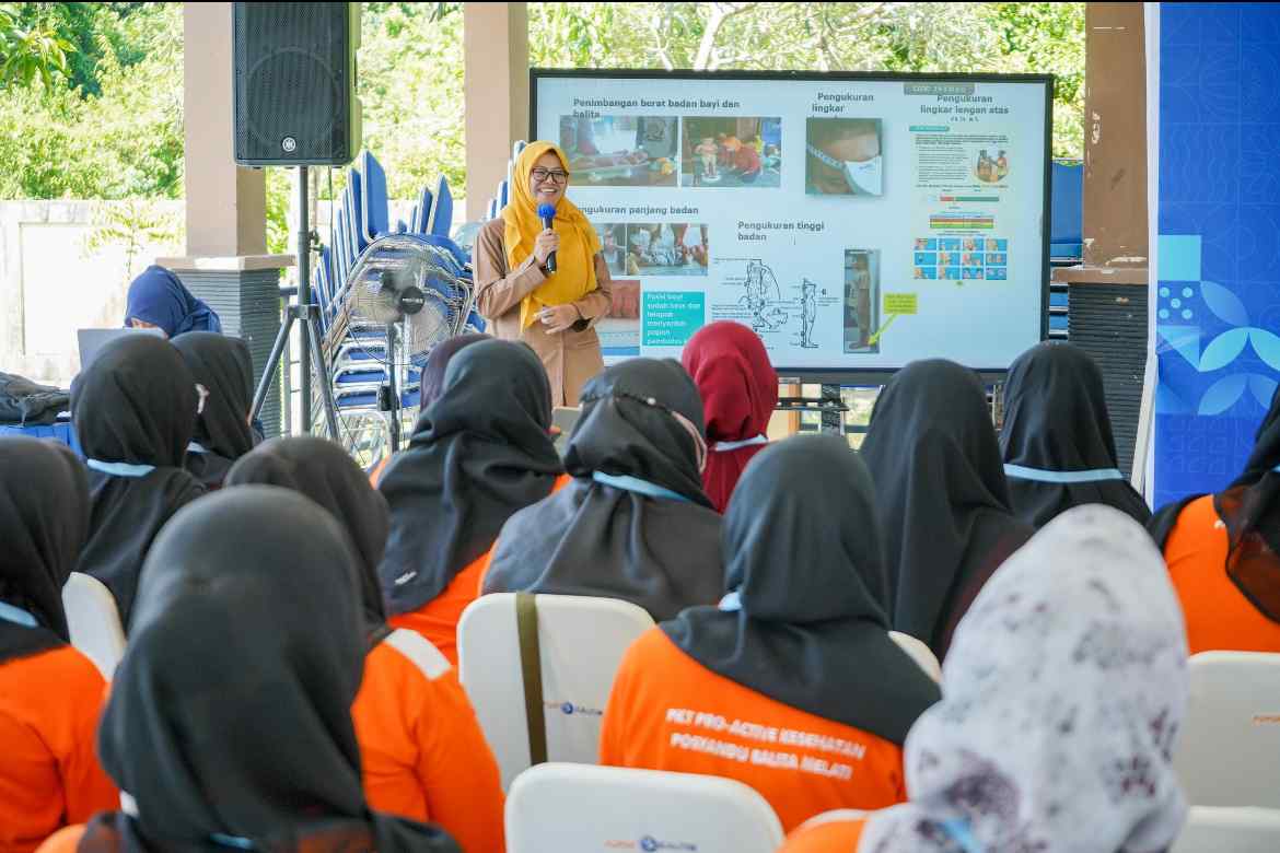 Bekali Teknis Antropometri, Pupuk Kaltim Perkuat Kapasitas Kader Posyandu Guntung Atasi Stunting