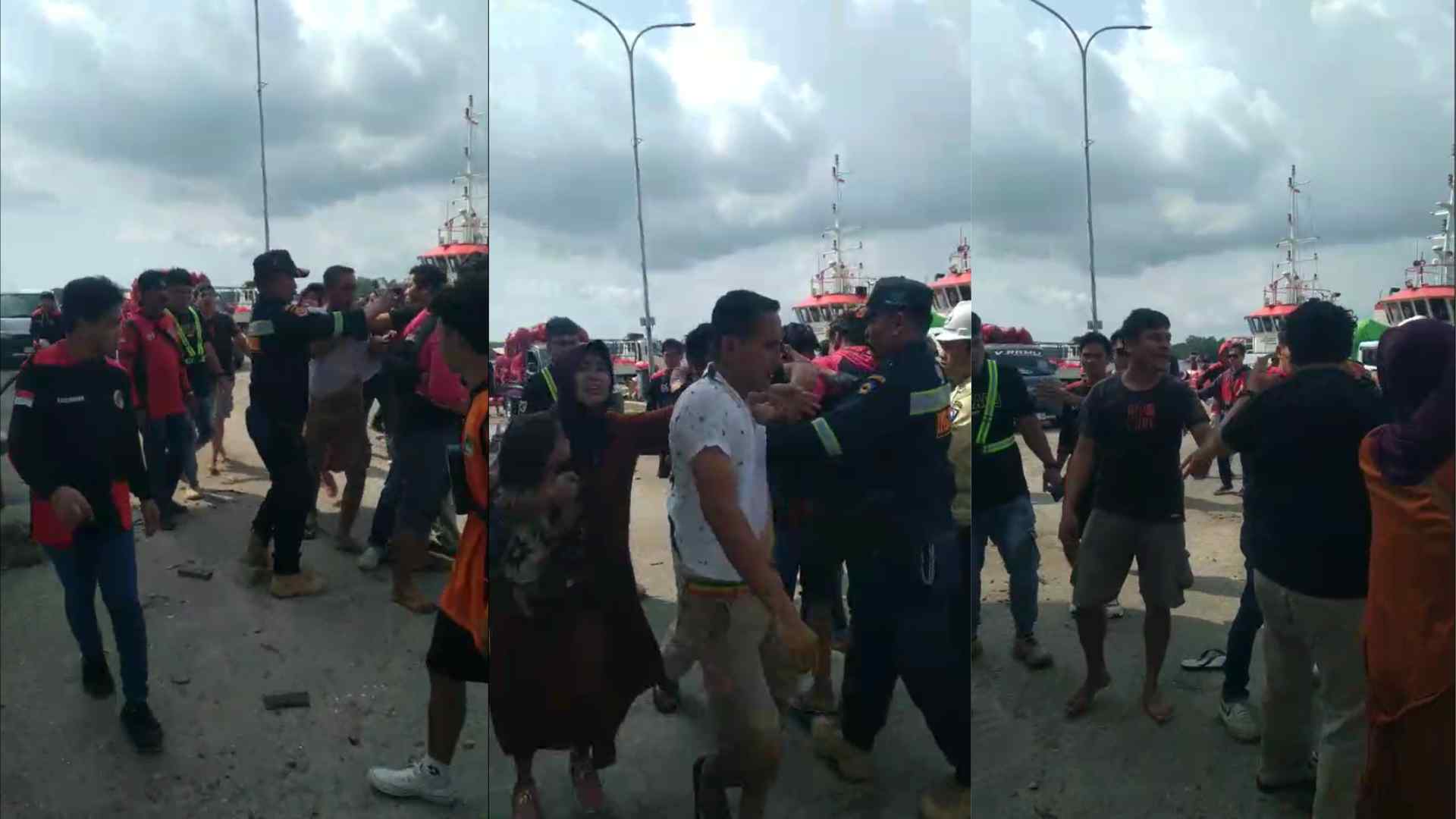 Perkelahian Terjadi di Pelabuhan Loktuan, Diduga Antara Penumpang dan Buruh Panggul