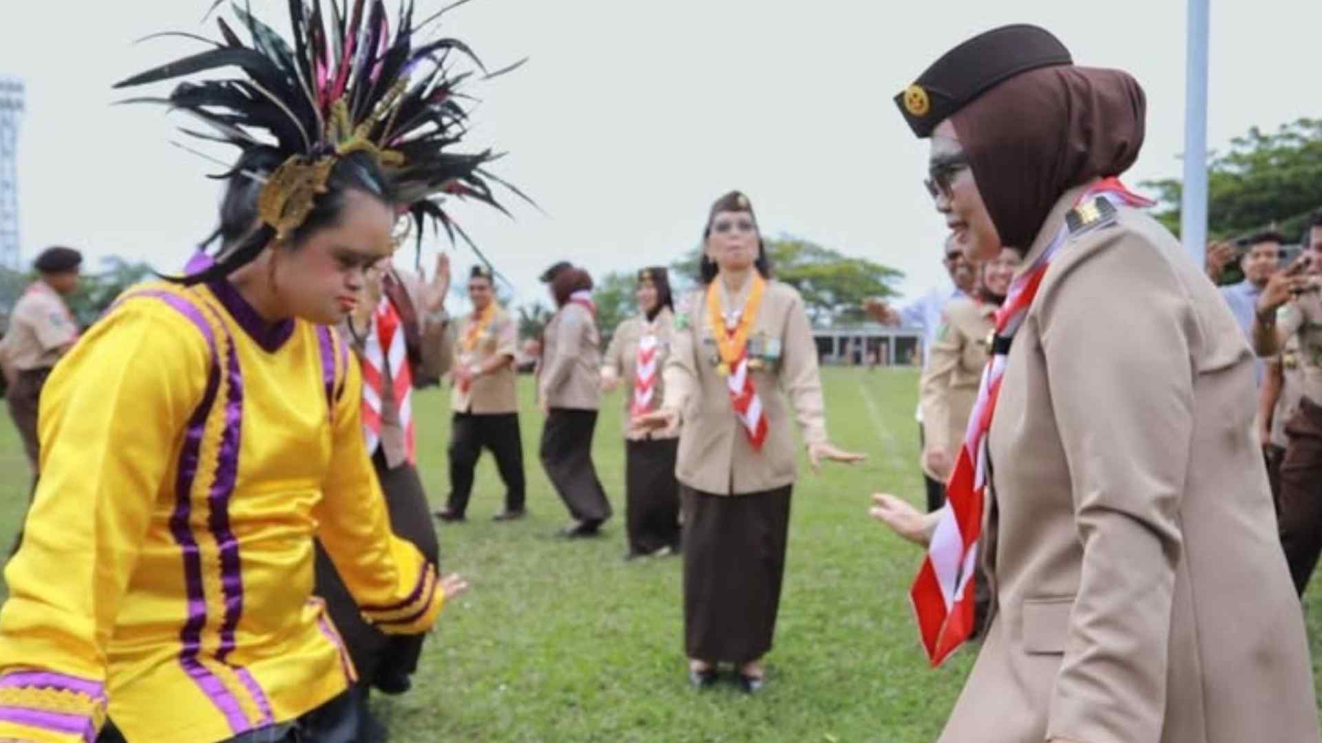 Meriahnya Peringatan Hari Pramuka ke-64 di Bontang: Dari Tarian Persembahan Siswa SLB, Hingga Hadiah Rp300 Ribu