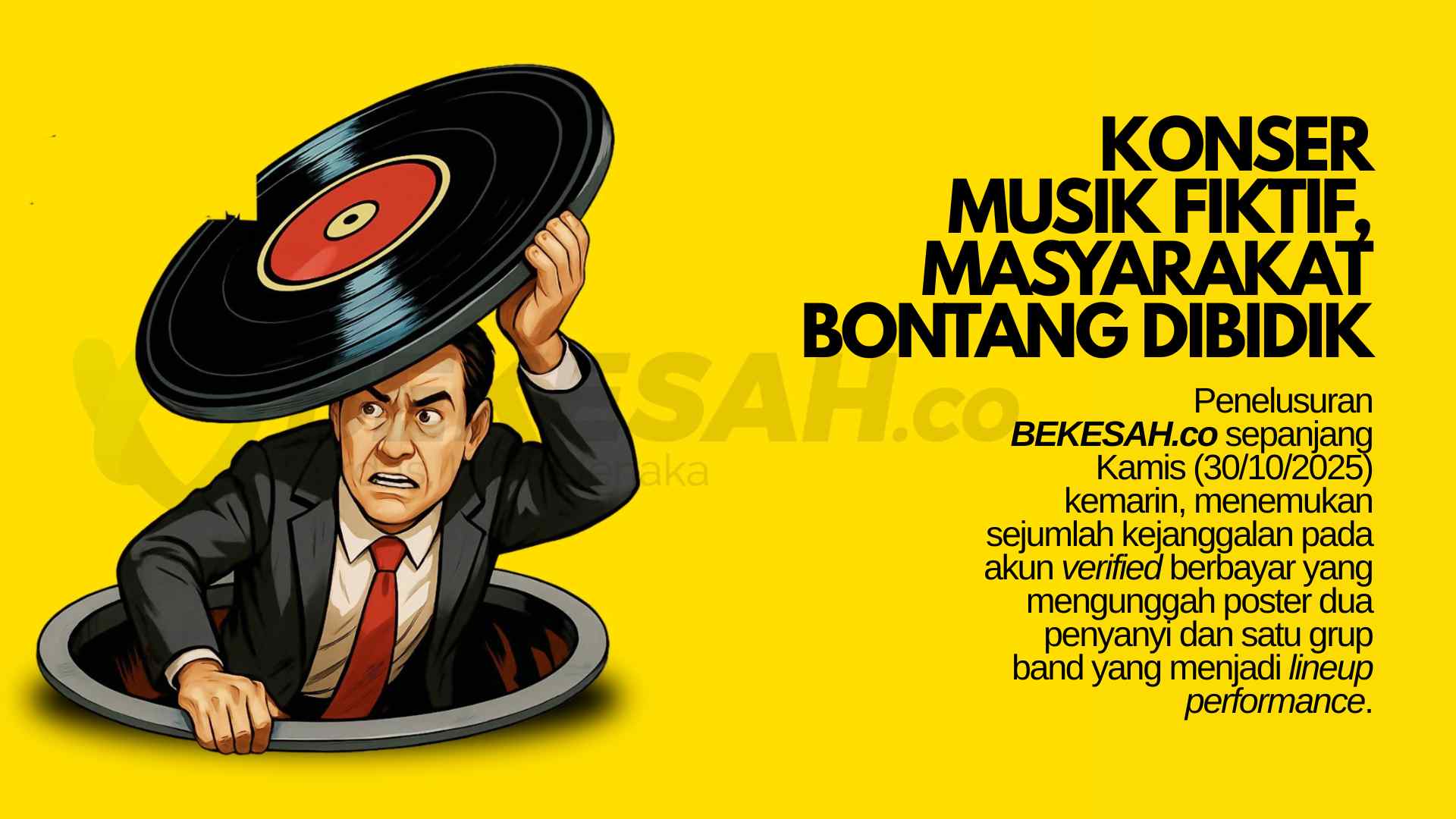 EKSKLUSIF: Konser Musik Fiktif, Masyarakat Bontang Dibidik