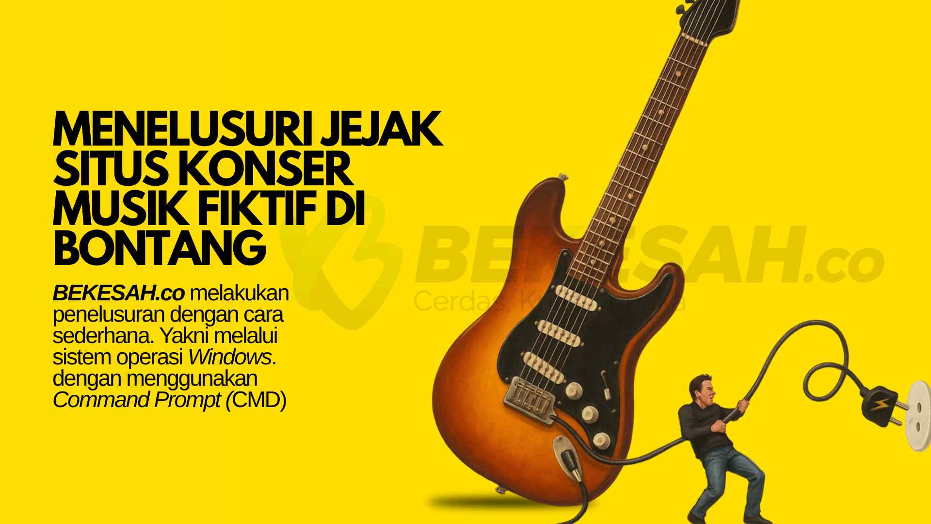 EKSKLUSIF: Menelusuri Jejak Situs Konser Musik Fiktif di Bontang