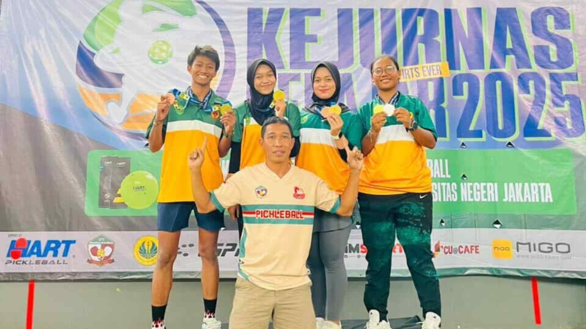 Dari Kejurnas Pelajar 2025, Atlet Pickleball Bontang Boyong 6 Medali