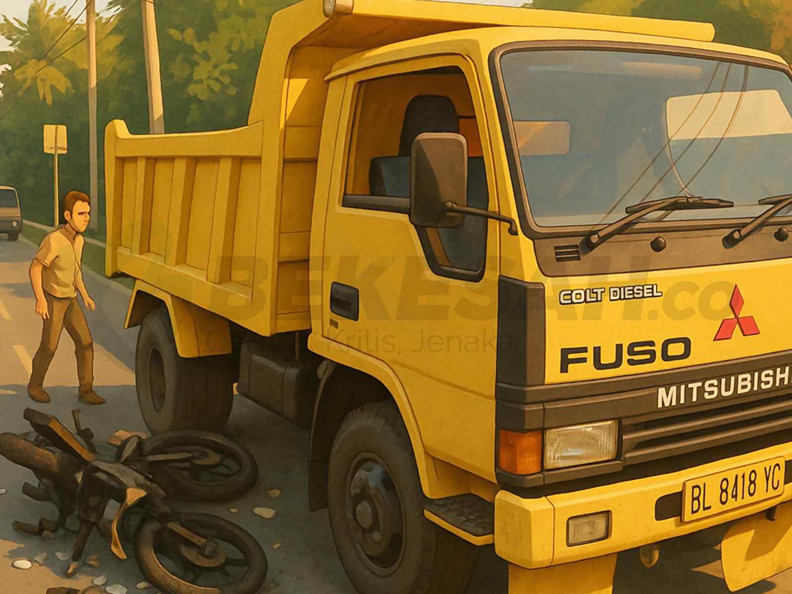 Truk Antre BBM di Bukit Pinang Samarinda Telan Korban Jiwa