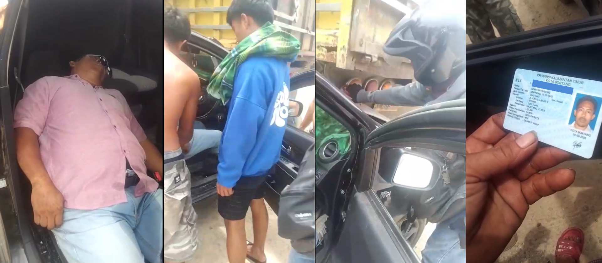 BREAKING NEWS: Warga Loktuan Tabrak Truk di Jalan Poros Bontang-Sangatta, Ditemukan Tak Bergerak di Kursi Kemudi