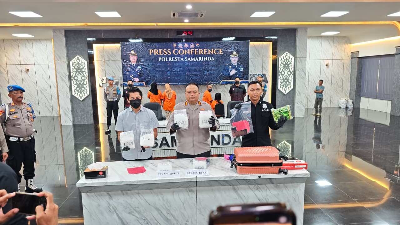 Libatkan Perempuan Hamil, Dua Napi Lapas Kelas IIa Pare-Pare Kendalikan 10 Kilogram Sabu di Samarinda