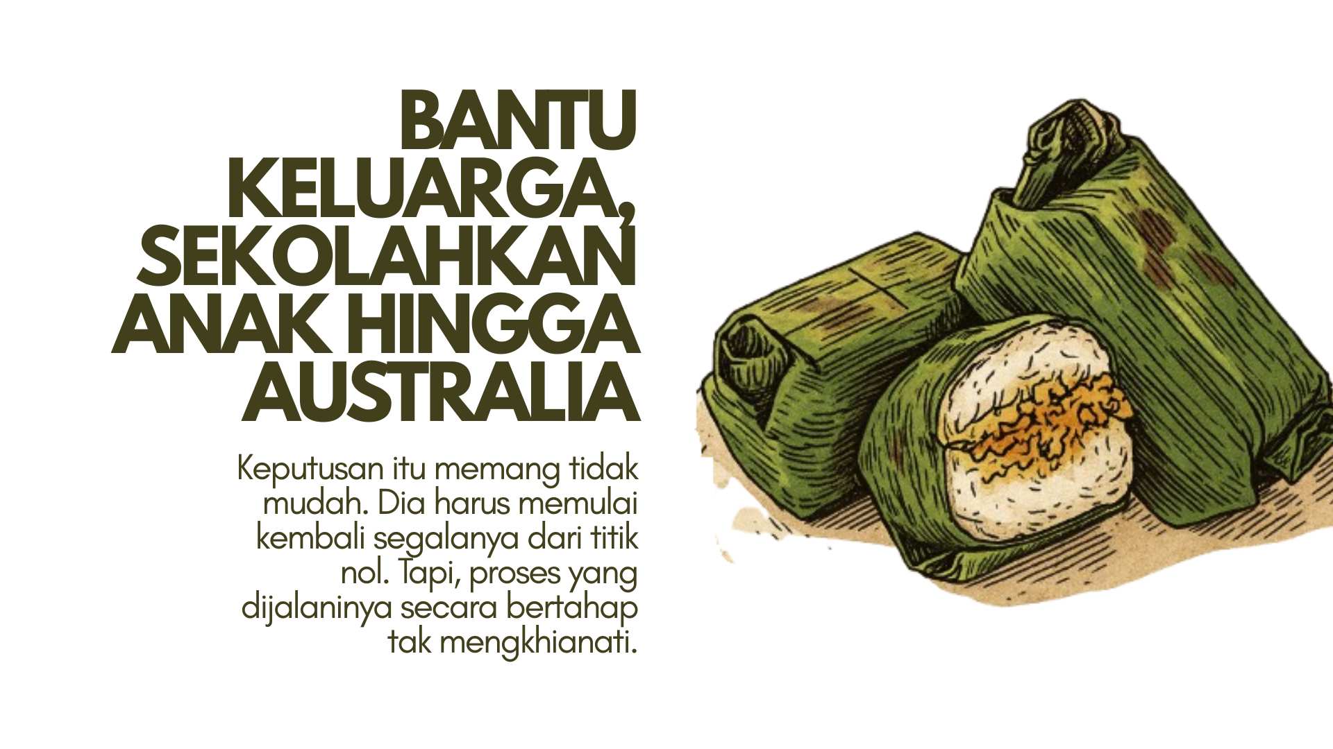 Belajar Hidup dari Raja Kue Tradisional di Bontang: Bantu Keluarga, Sekolahkan Anak Hingga ke Australia