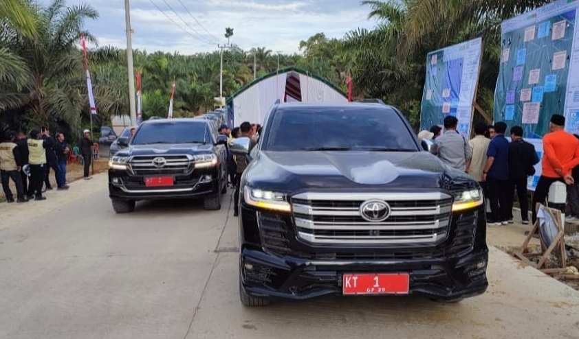 Kunker Tiga Hari, Gubernur Kaltim Didampingi 57 Unit Mobil
