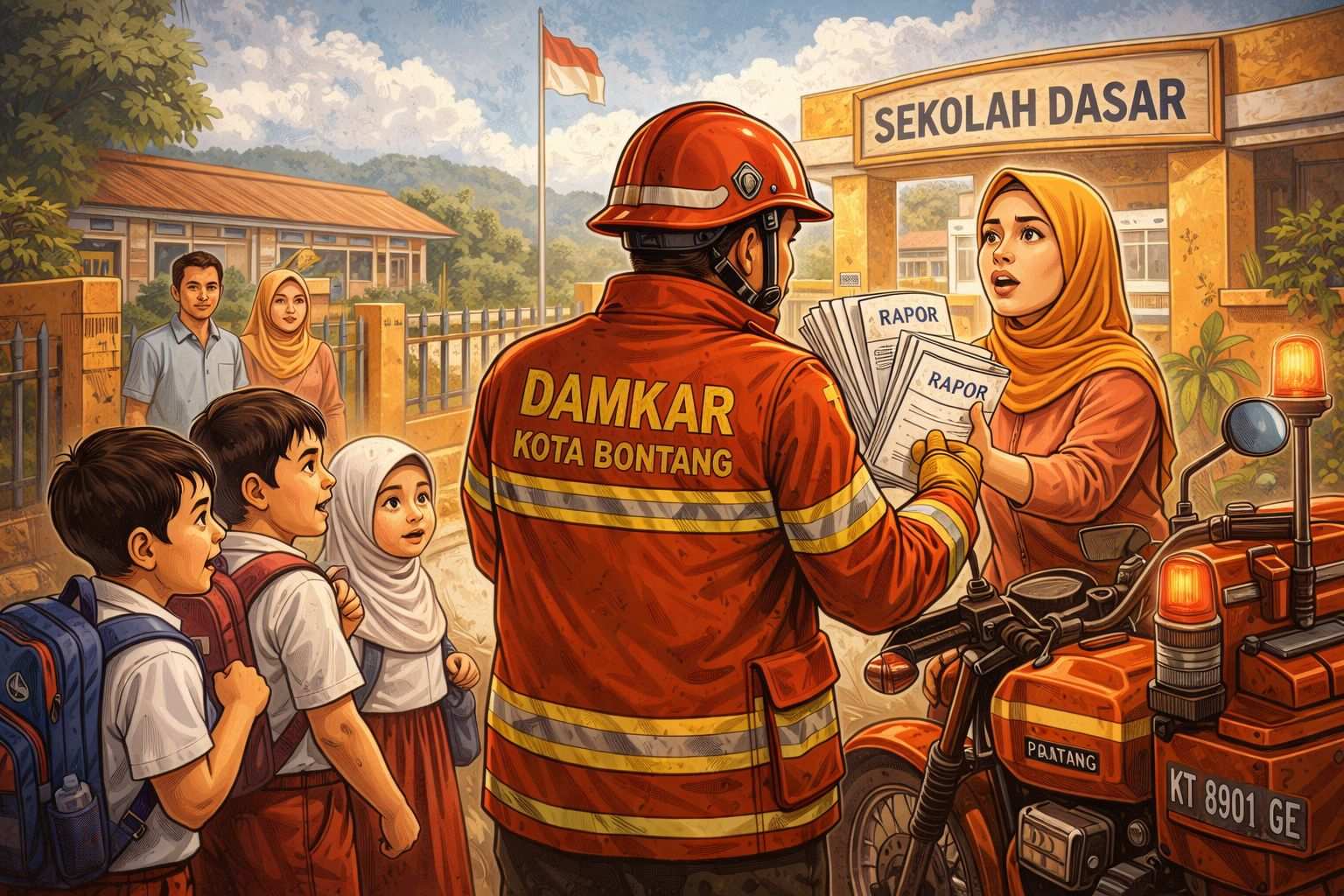 Bekesah - Bukan cuma Padamkan Api, Petugas Damkar Bontang Juga Diminta ...
