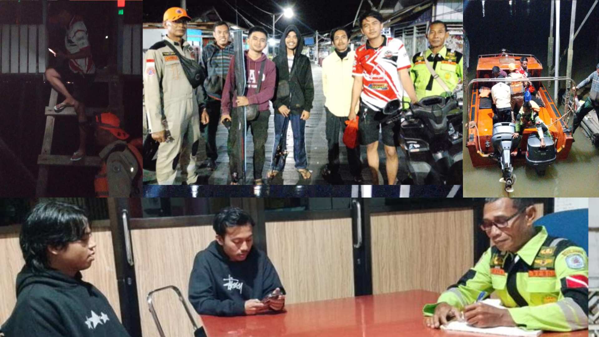 Tengah Malam Tadi Empat Pemuda Bontang Nyaris Tersapu Ombak, Begini Kronologinya