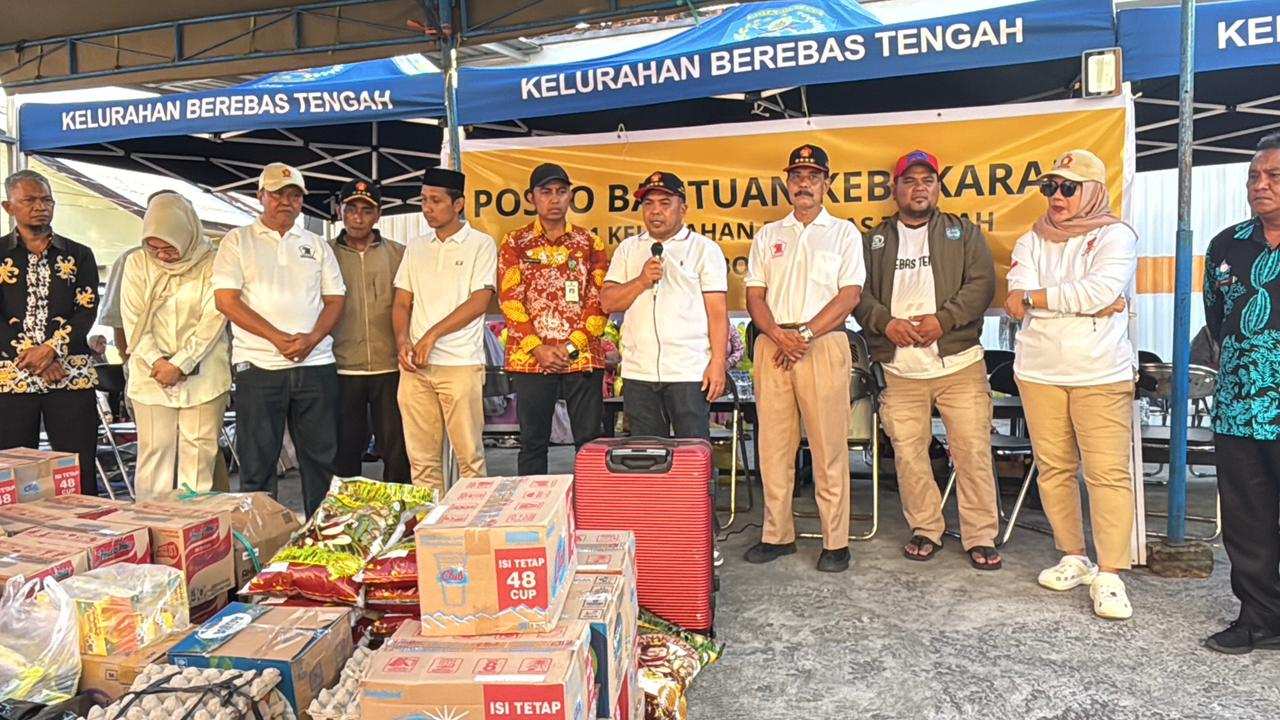 Gerindra Bontang Salurkan Bantuan untuk Korban Kebakaran di Berbas Tengah