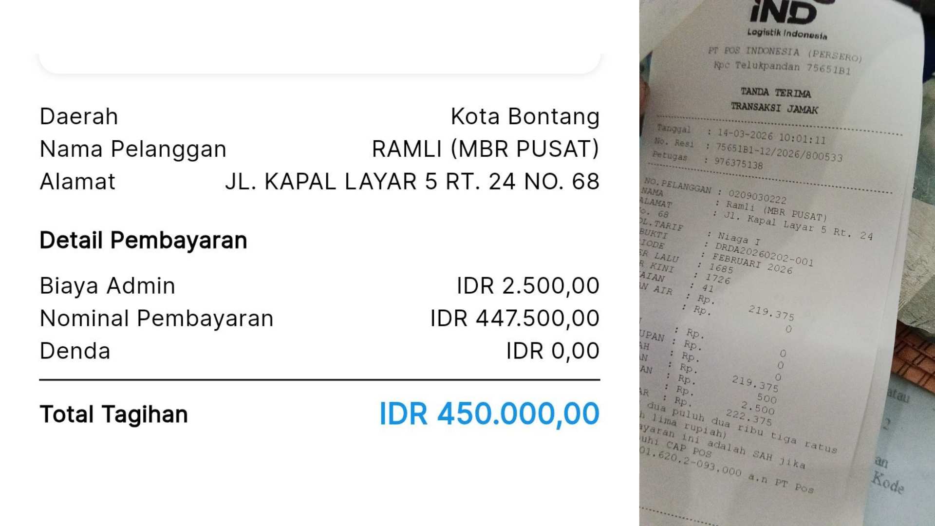 Tagihan Air Tiba-tiba Naik Berkali Lipat, Warga Bontang Minta Penjelasan PDAM