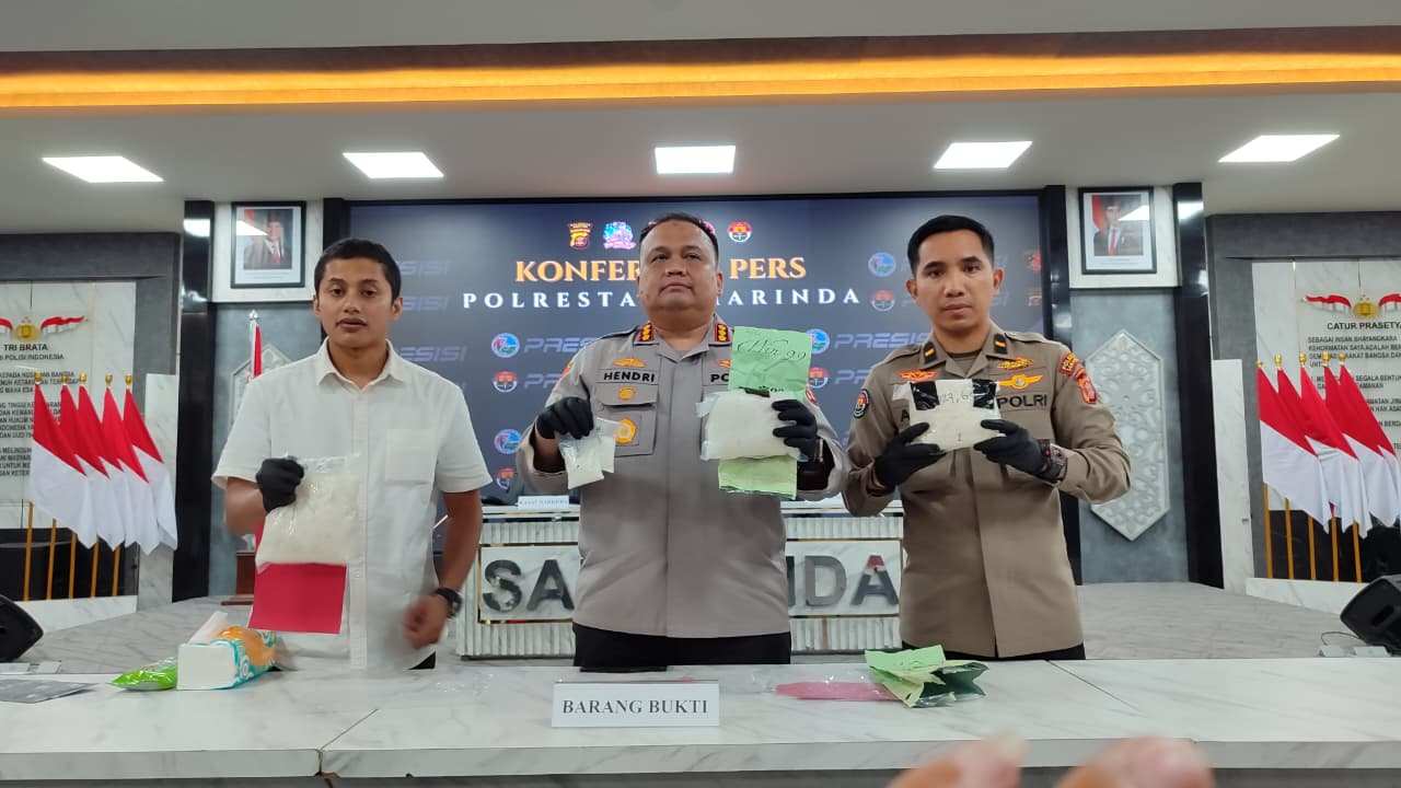 Gagal Edarkan 3 Kg Sabu, Polresta Samarinda Ungkap 73 Kasus Narkoba