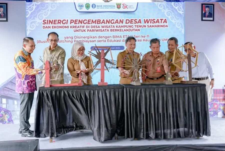 Penandatanganan PKS, Pemkot Samarinda Kembangkan Desa Wisata dan Ekonomi Kreatif di Kampung Tenun