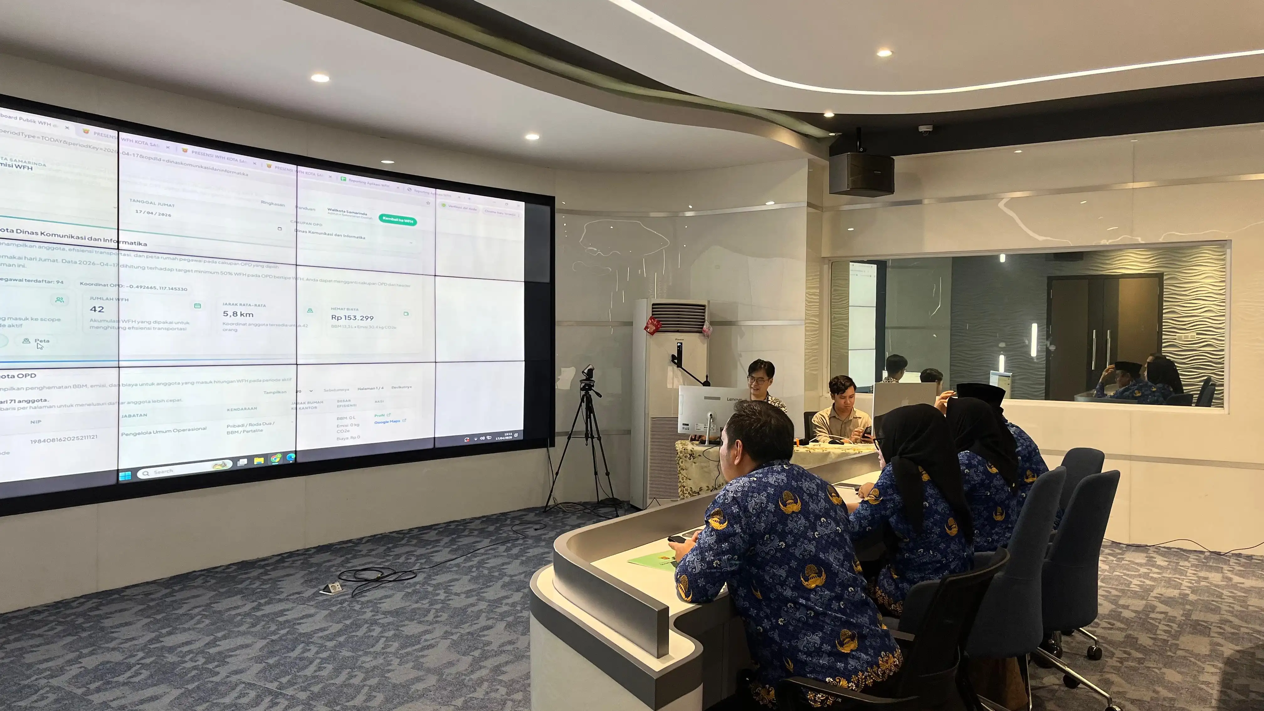 Pemkot Samarinda Terapkan WFH Setiap Jumat, Pantau ASN Lewat Dashboard Digital
