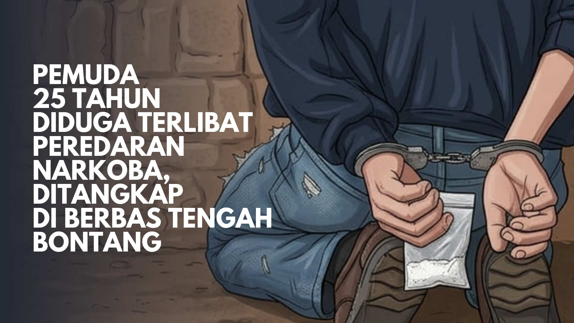 Pemuda 25 Tahun Diduga Terlibat Peredaran Narkoba, Ditangkap di Berbas Tengah Bontang