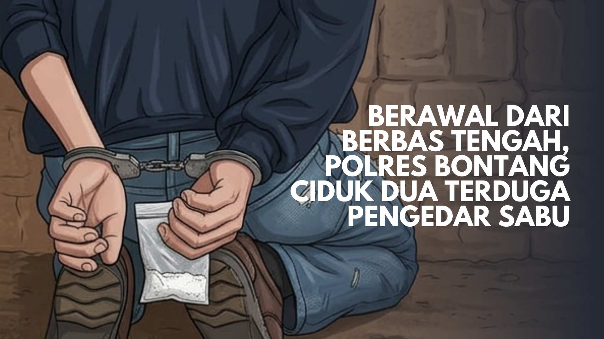 Berawal dari Berbas Tengah, Polres Bontang Ciduk Dua Terduga Pengedar Sabu