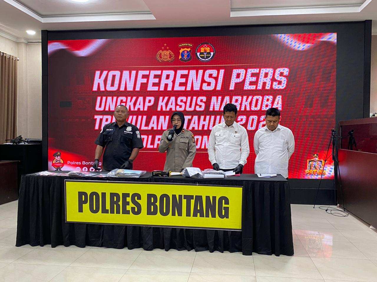 17 Kasus Narkoba Terungkap Sepanjang Januari-Maret, Tersangka Terbanyak Tinggal di Bontang Selatan