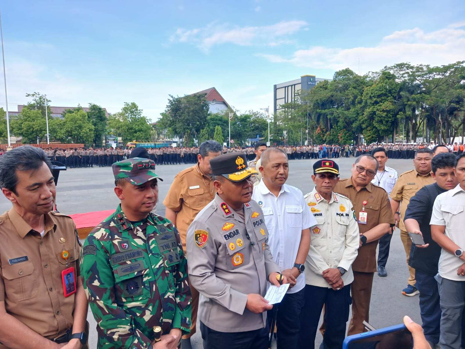 Jelang Demonstrasi Besok, Penjagaan Bertambah Jadi 2.263 Personel