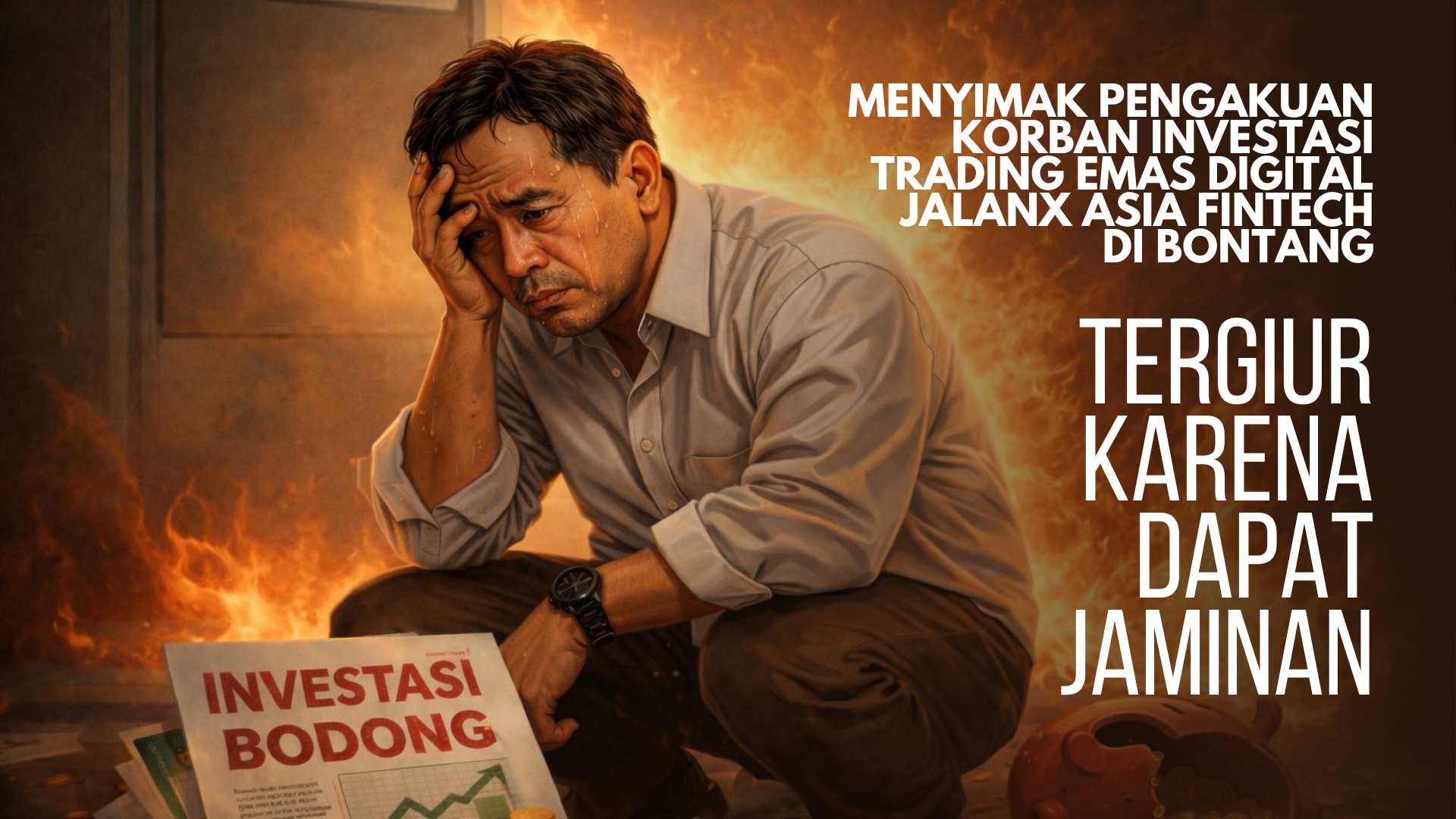 Menyimak Pengakuan Korban Investasi Trading Emas Digital JalanX Asia Fintech di Bontang: Tergiur karena Dapat Jaminan