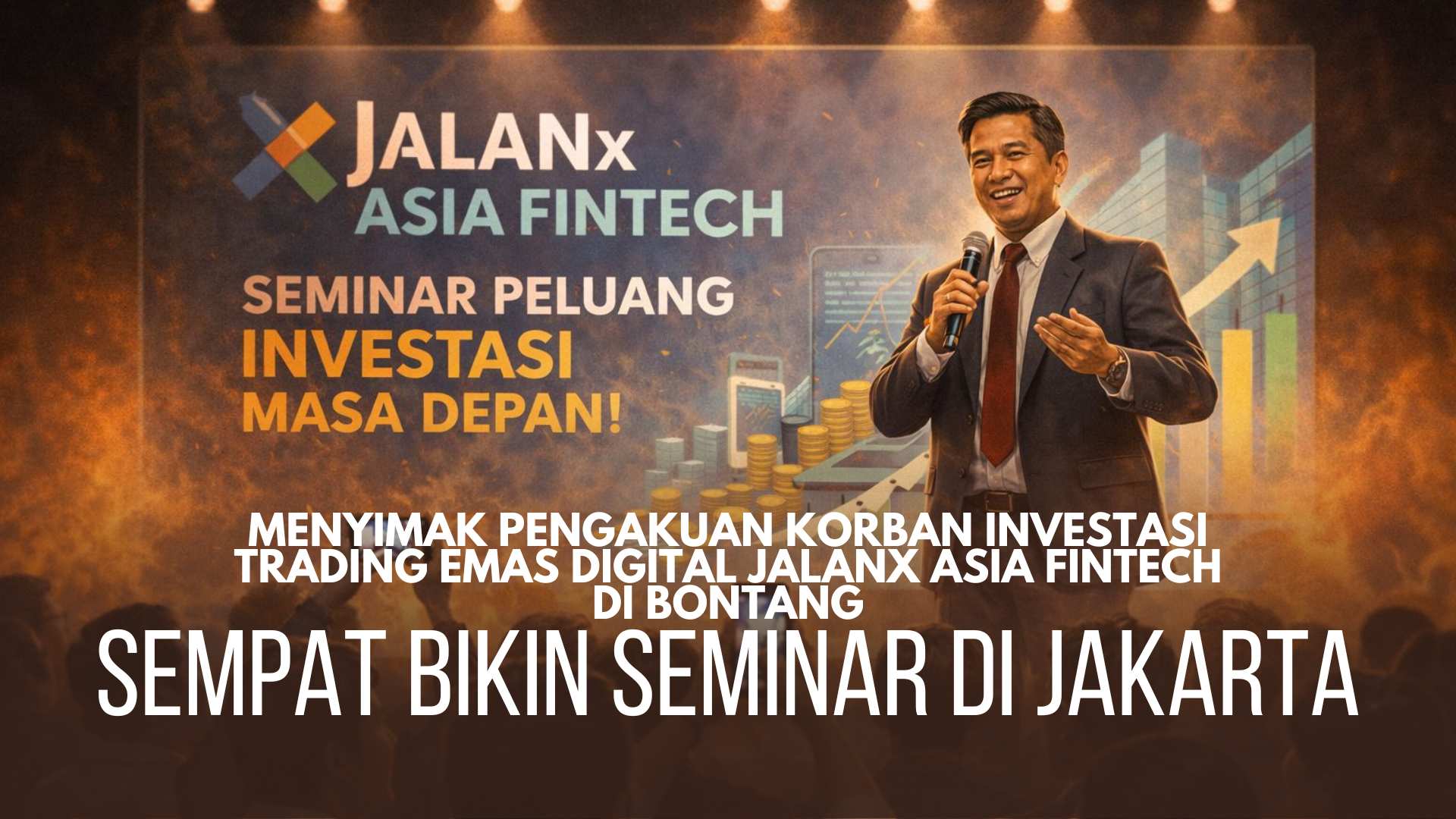 Menyimak Pengakuan Korban Investasi Trading Emas Digital JalanX Asia Fintech di Bontang: Sempat Bikin Seminar di Jakarta