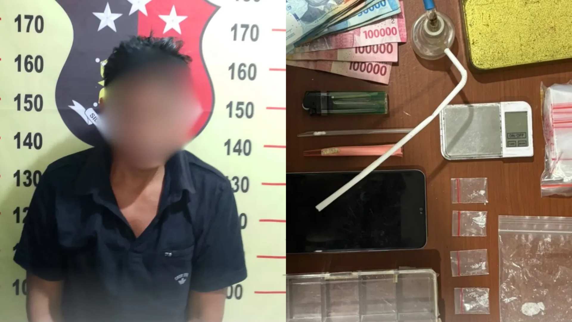 Sabu Disimpan di Pondok, Petani Paruh Baya Kukar Jadi Pengedar