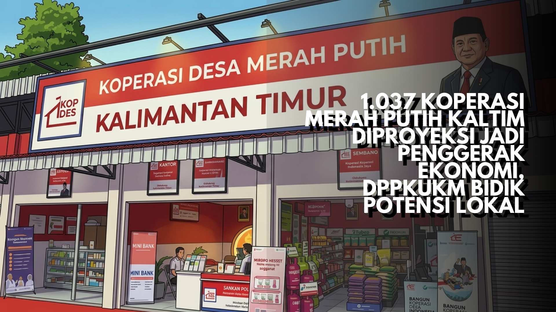 1.037 Koperasi Merah Putih Kaltim Diproyeksi Jadi Penggerak Ekonomi, DPPKUKM Bidik Potensi Lokal