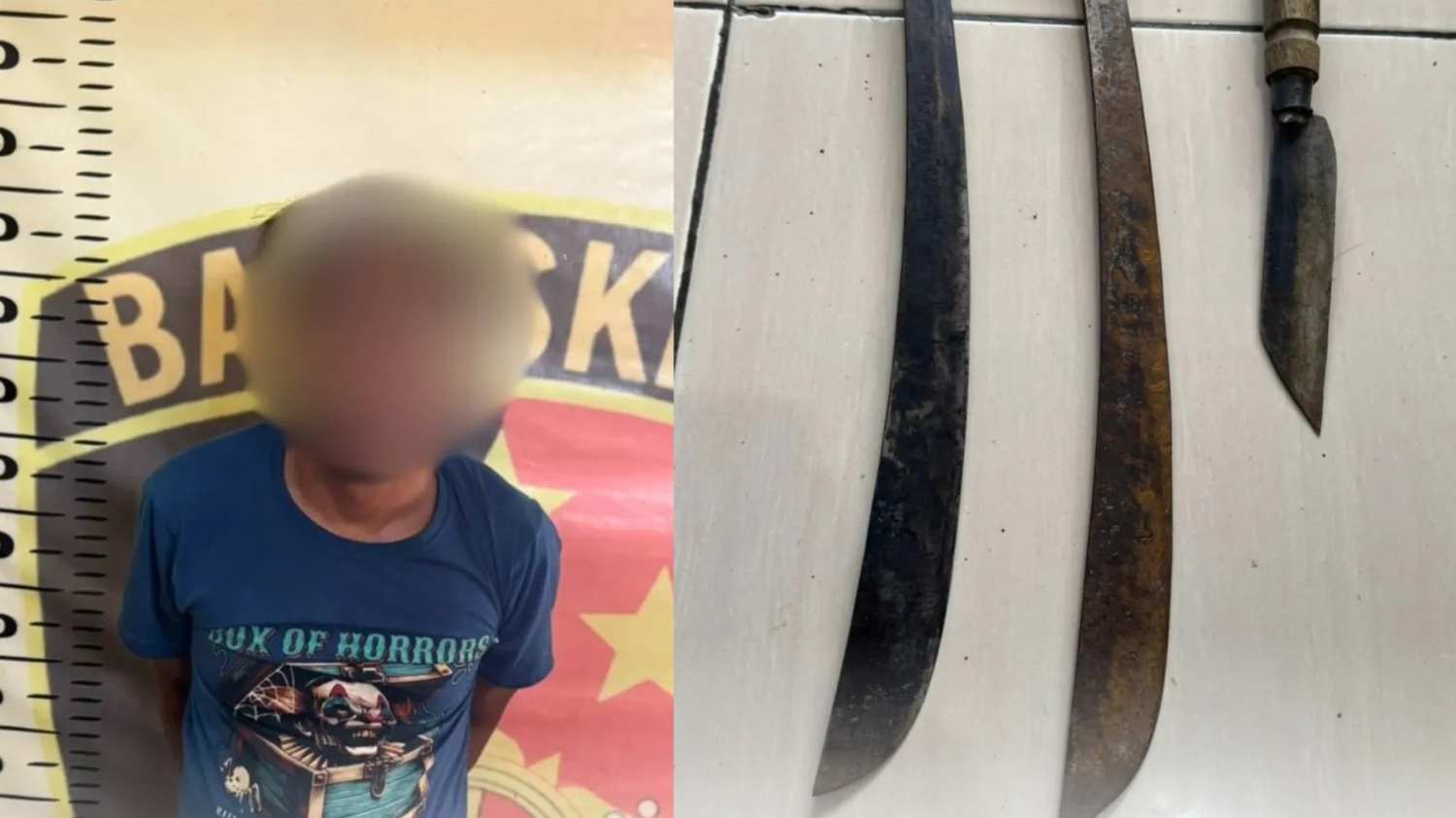 Residivis Pembunuhan Tebar Ancaman, Ditangkap saat Tidur di Cafe Jalan Poros Samarinda-Melak