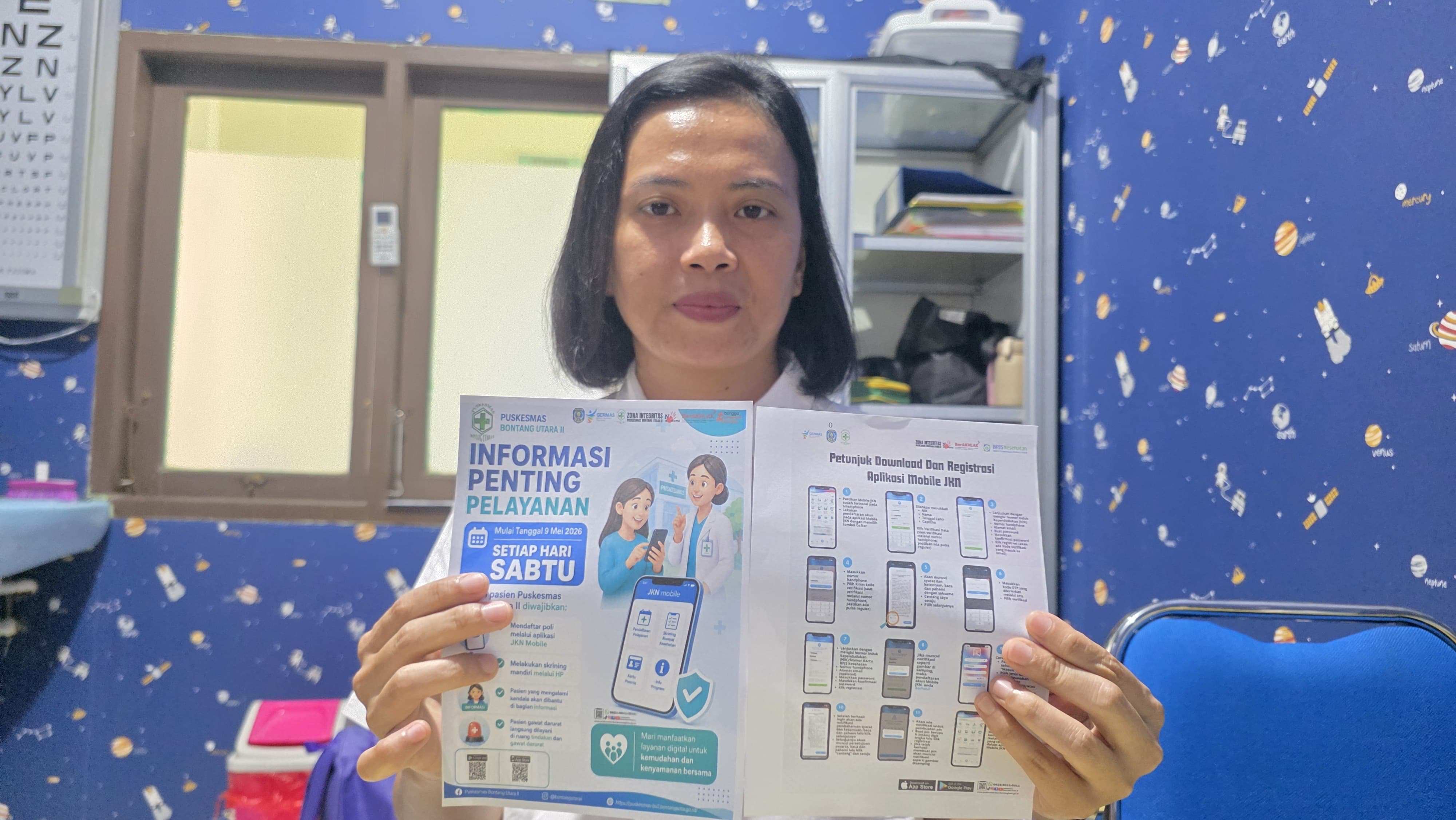 Per 9 Mei 2026, Puskesmas Bontang Utara II Wajibkan Daftar Mobile JKN Setiap Sabtu