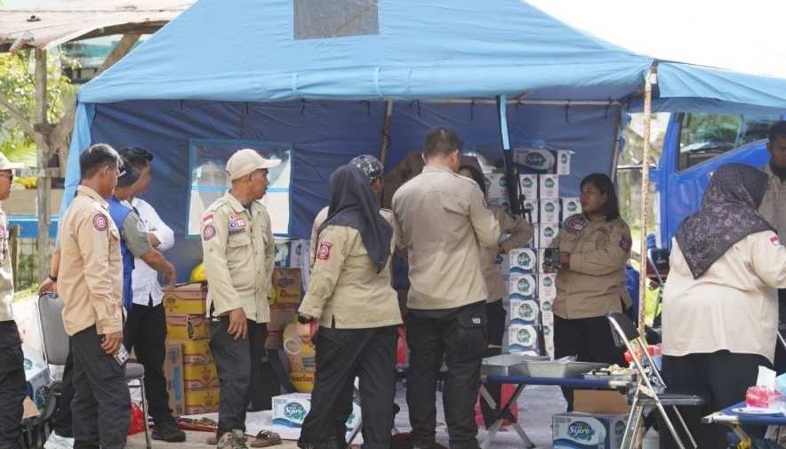 Aksi Sosial Warnai HUT Tagana di Kaltim, Pakai Filosofi  “One Command One Rule One Corp”