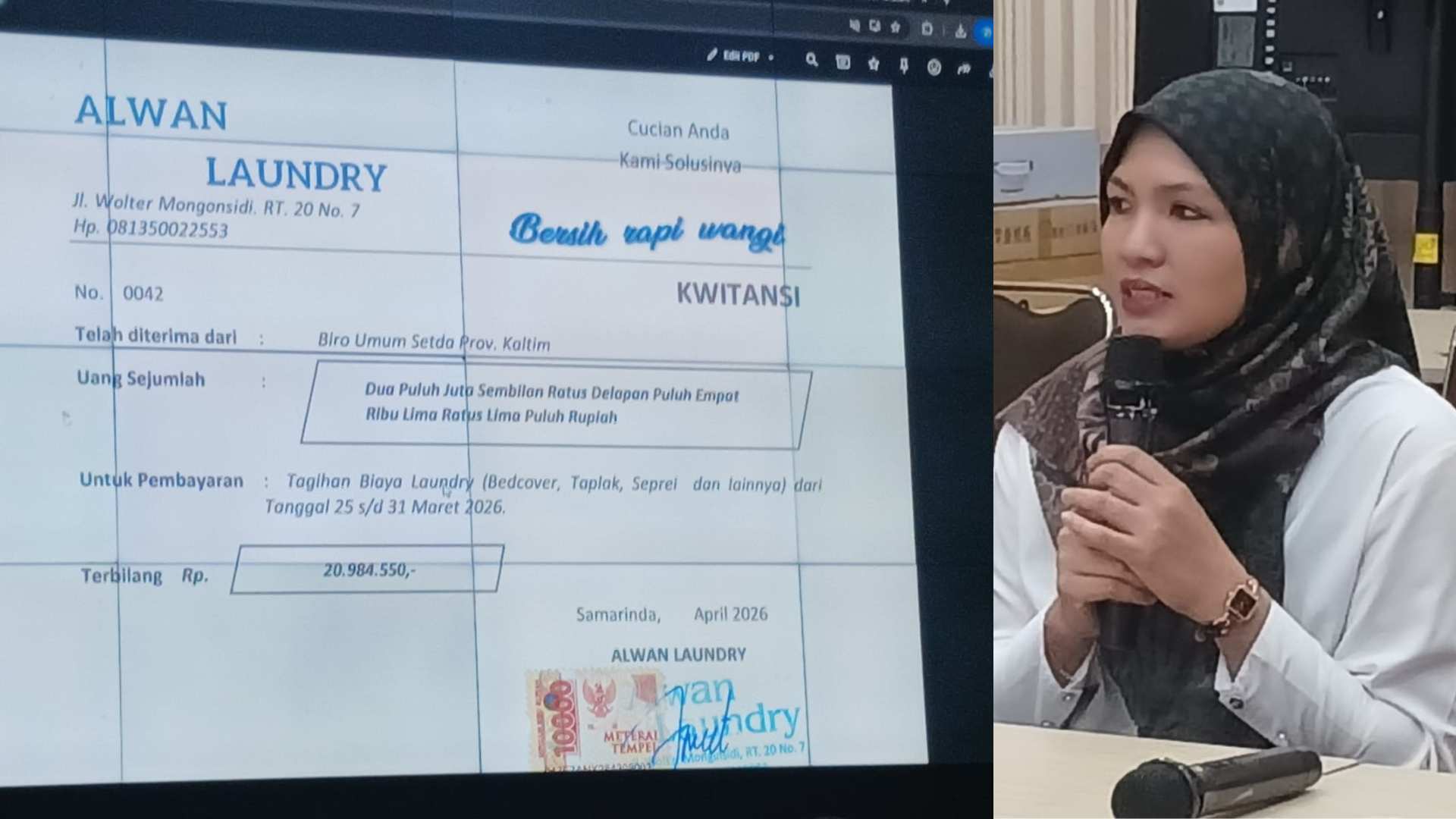 Anggaran Laundry Rp 450 Juta Bukan Hanya untuk Pakaian Gubernur Kaltim