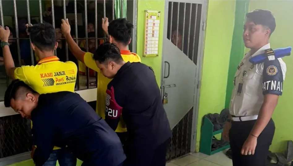 Blok Hunian Warga Binaan Lapas Bontang Dirazia, Petugas Temukan Sejumlah Barang