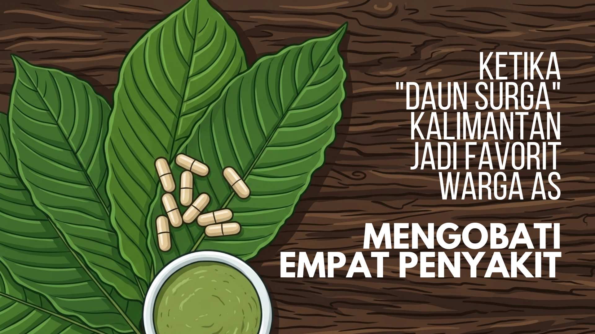 Ketika "Daun Surga" Kalimantan Jadi Favorit Warga AS: Mengobati Empat Penyakit