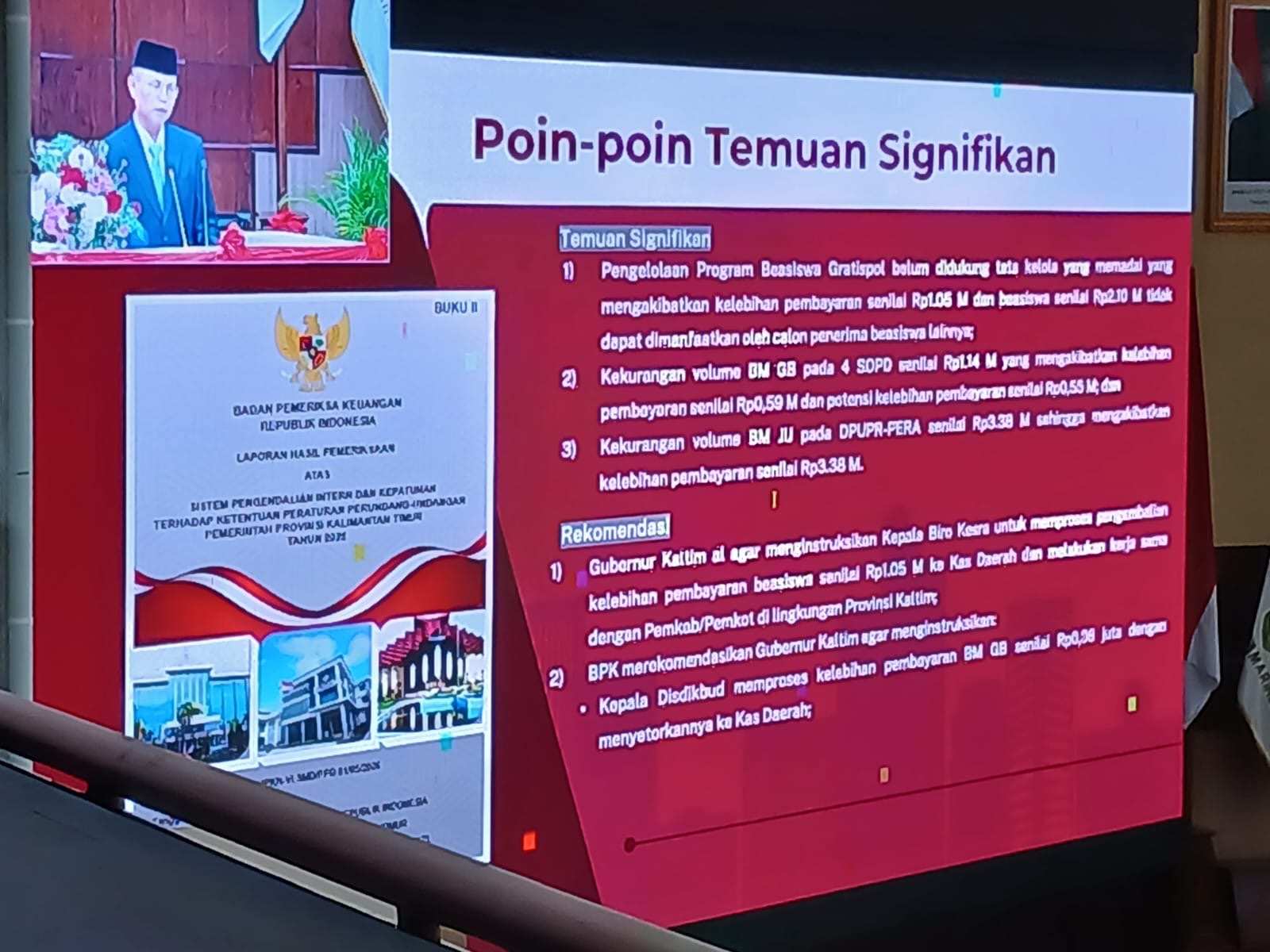 BPK RI Ungkap Kelebihan Pembayaran Gratispol Sampai Infrastruktur Kaltim Tembus Angka Miliaran Rupiah