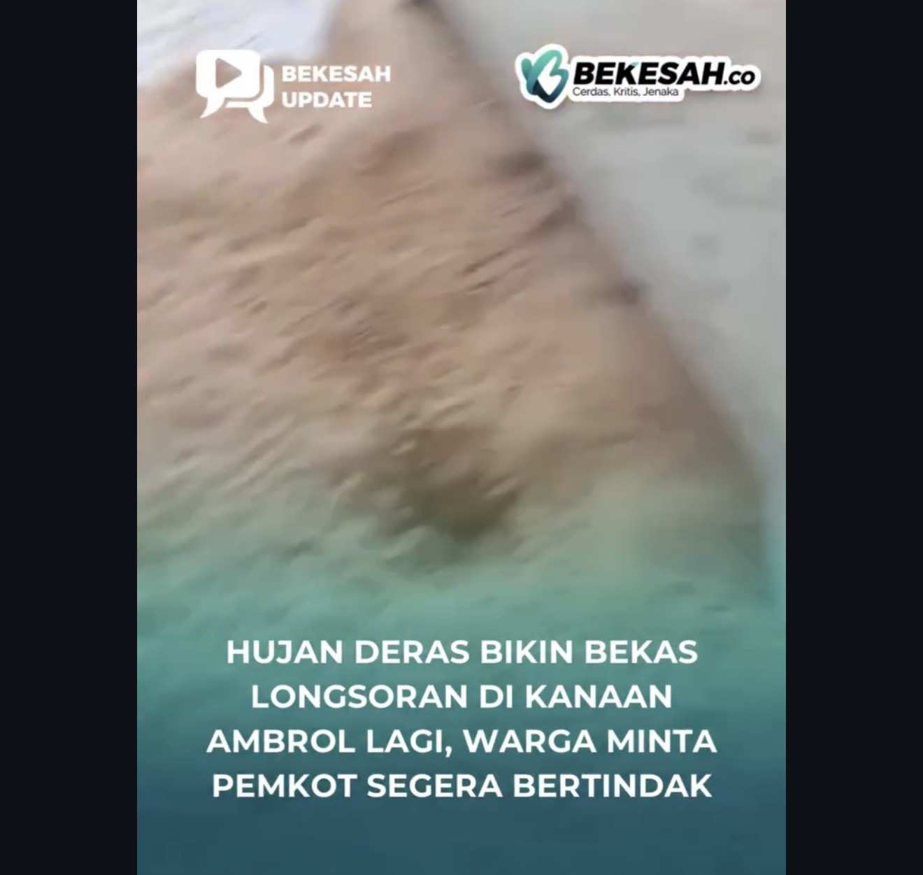 VIDEO: Detik-detik Eks Tambang Pasir di Kanaan Bontang Jebol Lagi saat Hujan Deras Timpa Permukiman Kampung Timur