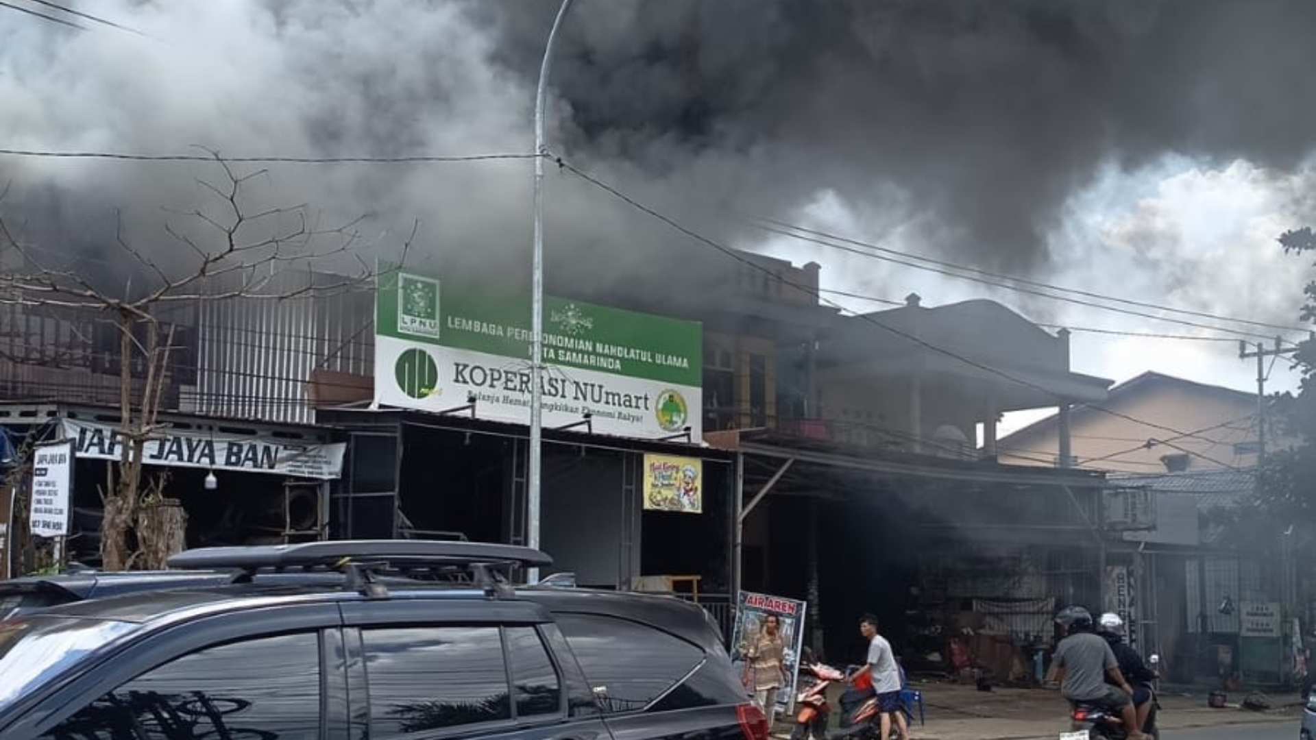 Dua Ruko di Jalan AWS Samarinda Kembali Terbakar setelah 2024