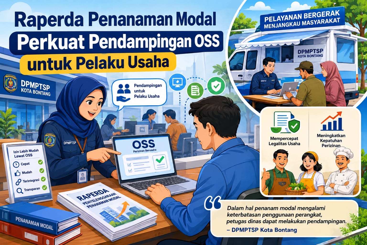 Raperda Penanaman Modal Perkuat Pendampingan OSS untuk Pelaku Usaha