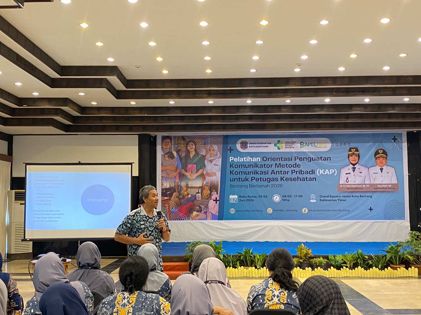 71 Tenaga Kesehatan di Bontang Ikuti Pelatihan Komunikasi untuk Percepat Penurunan Stunting
