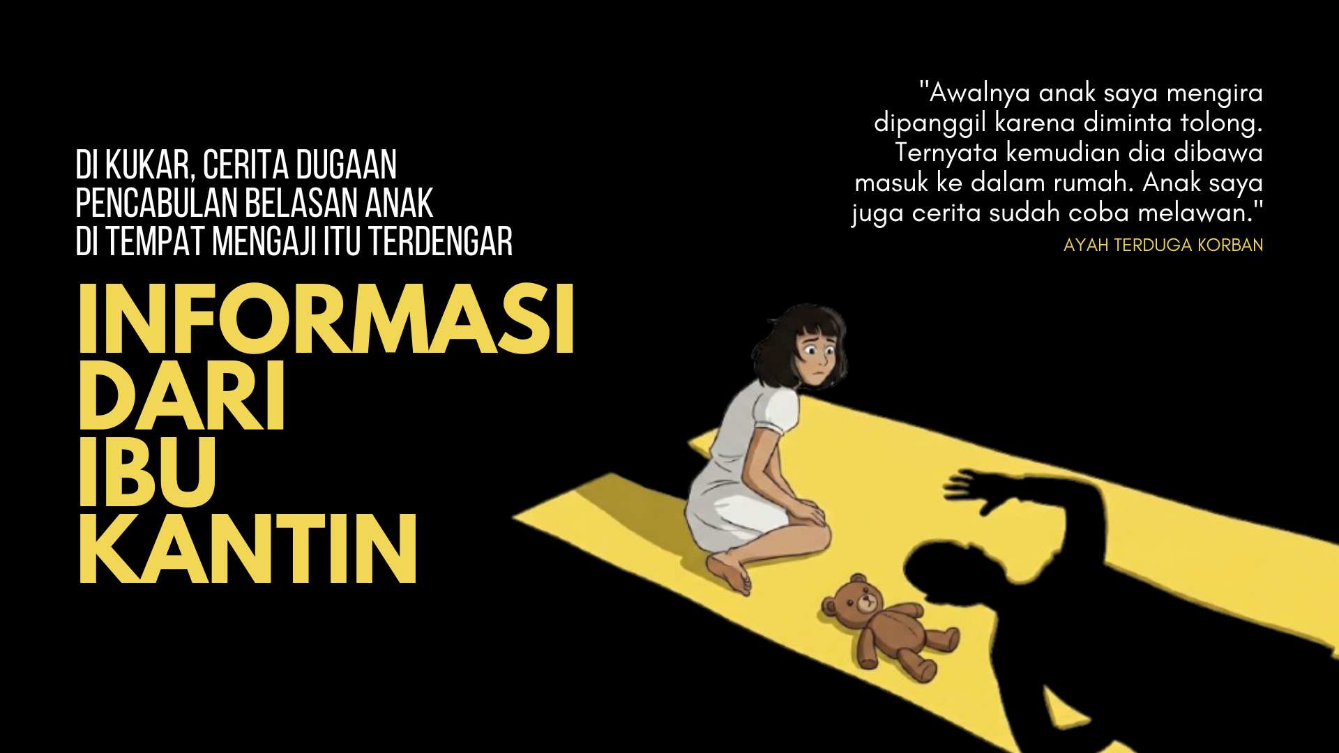 Di Kukar, Cerita Dugaan Pencabulan Belasan Anak di Tempat Mengaji Itu Terdengar: Informasi dari Ibu Kantin (1)