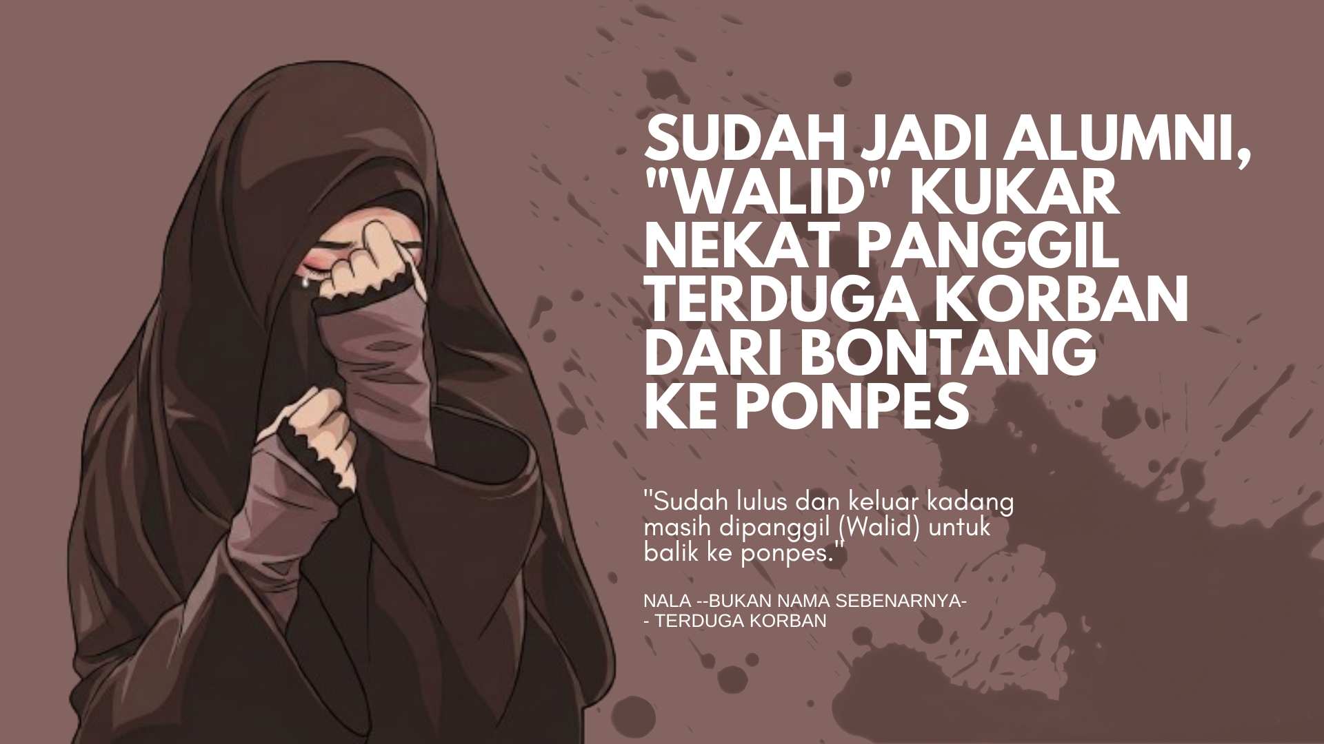 Sudah Jadi Alumni, "Walid" Kukar Nekat Panggil Terduga Korban dari Bontang ke Ponpes