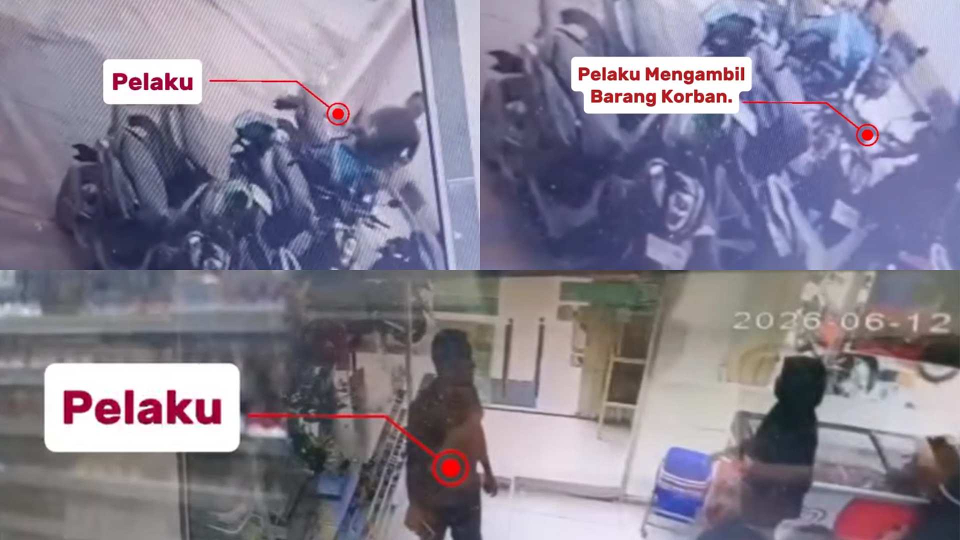 Parkir di Minimarket Samarinda, Ponsel di Dashboard Motor Raib