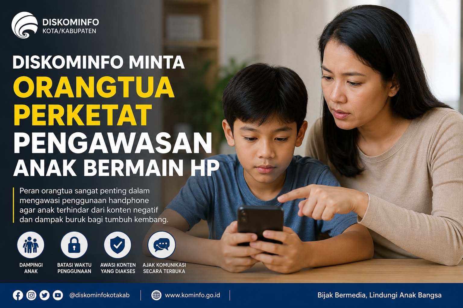 Diskominfo Berau Minta Orangtua Perketat Pengawasan Gadget Anak