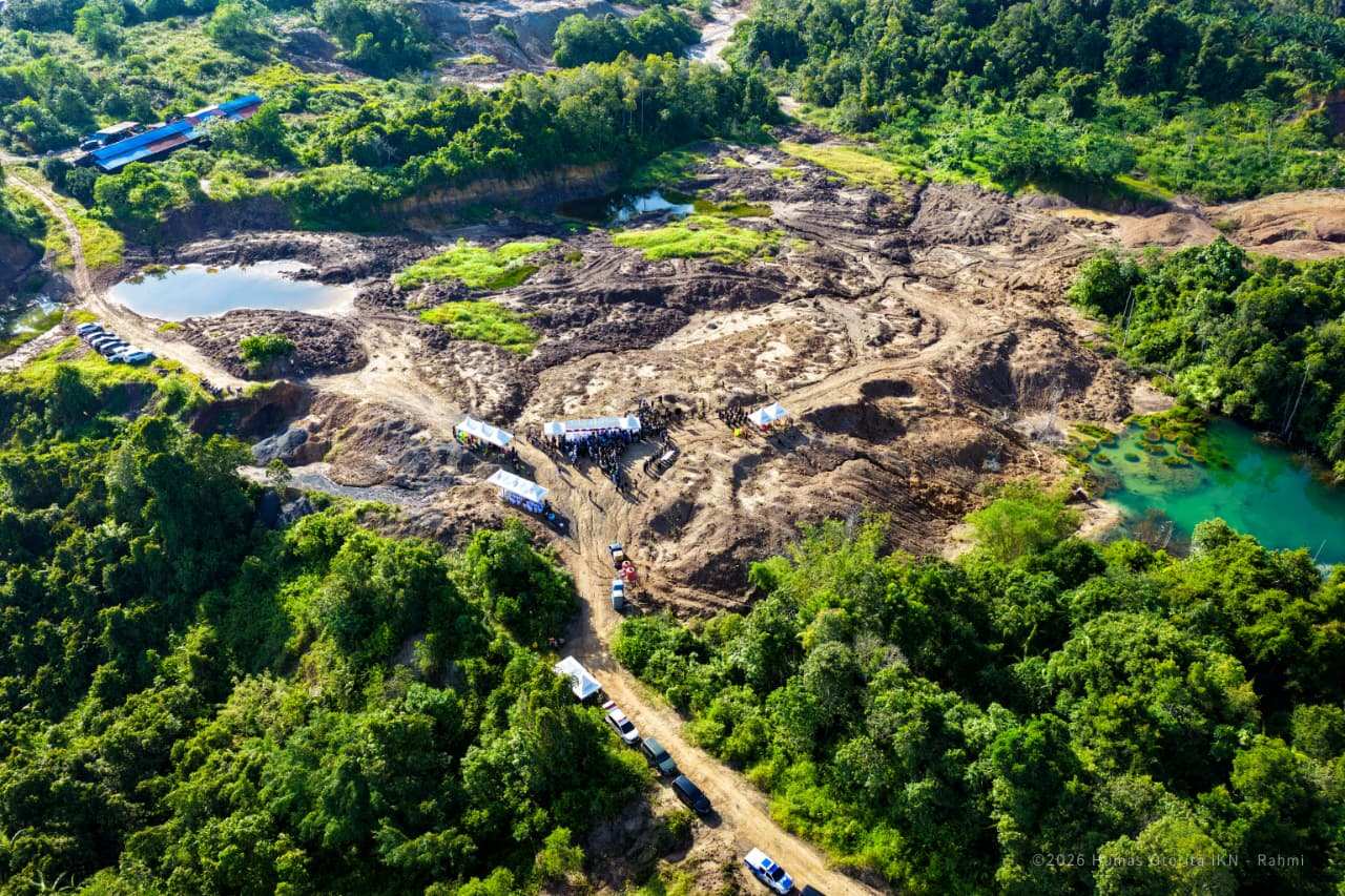 OIKN Tanam 1.000 Pohon di Lahan Bekas Tambang Ilegal Bukit Suharto