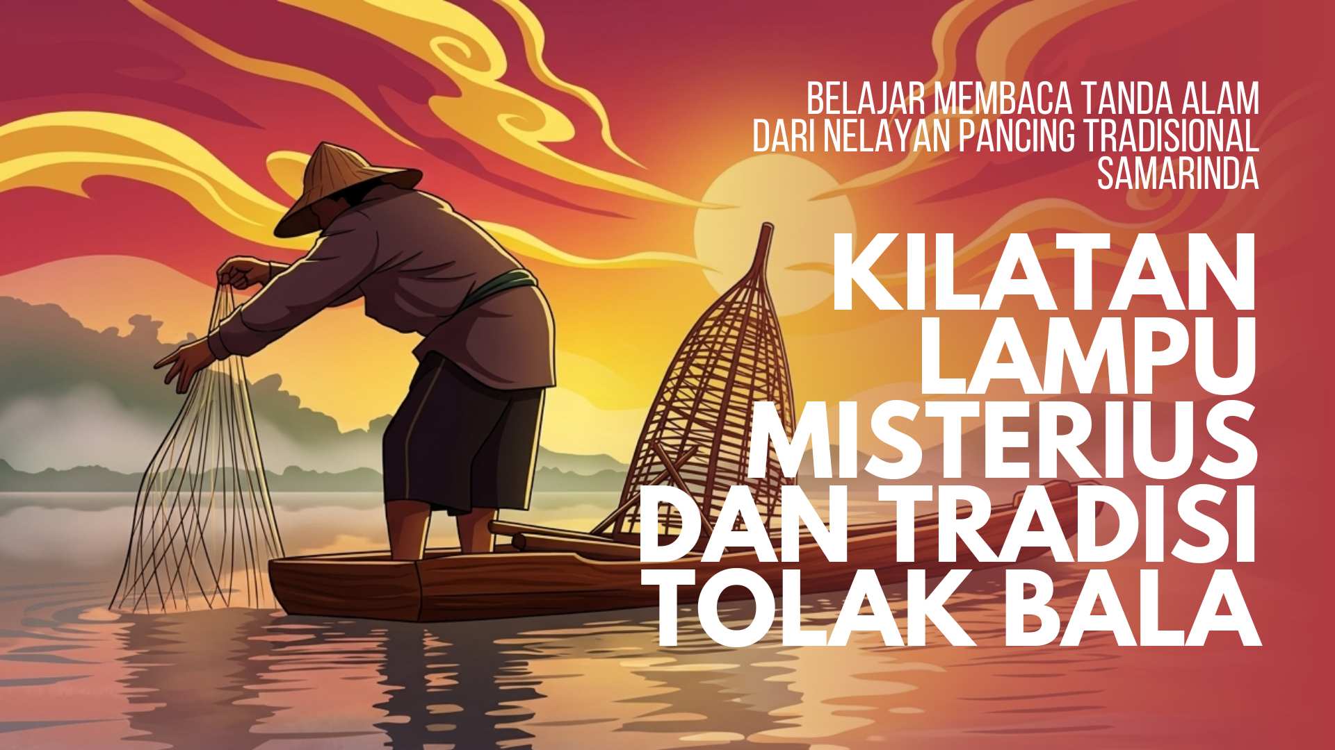 Belajar Membaca Tanda Alam dari Nelayan Pancing Tradisional Samarinda: Kilatan Lampu Misterius dan Tradisi Tolak Bala