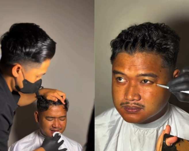 Di Kaltim, Ternyata Ada Jasa Rias Pengantin Khusus Pria
