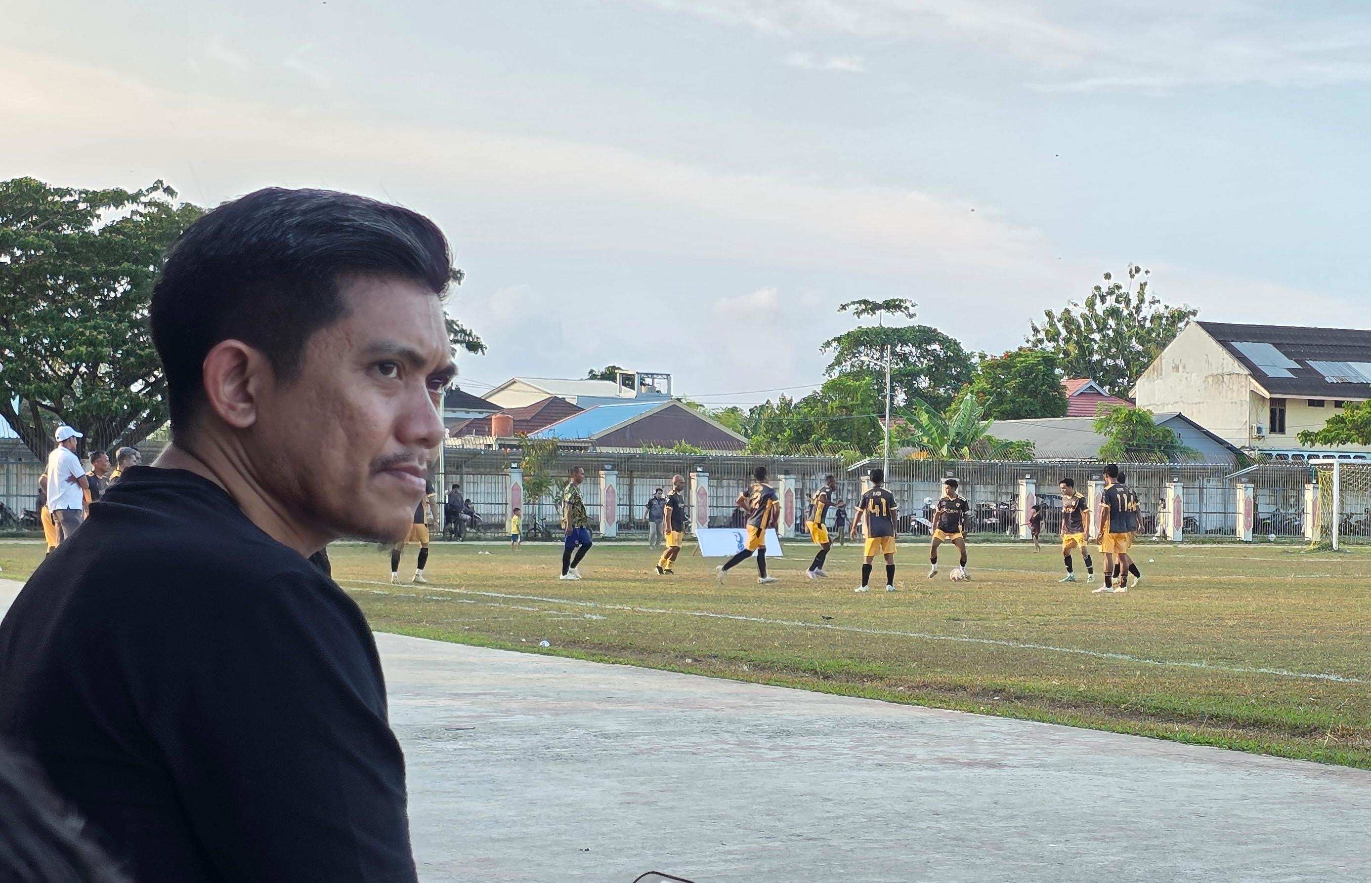 Setwan FC Ditahan DKP3 FC di Babak Pertama, Ketua DPRD Bontang Optimistis Raih Kemenangan