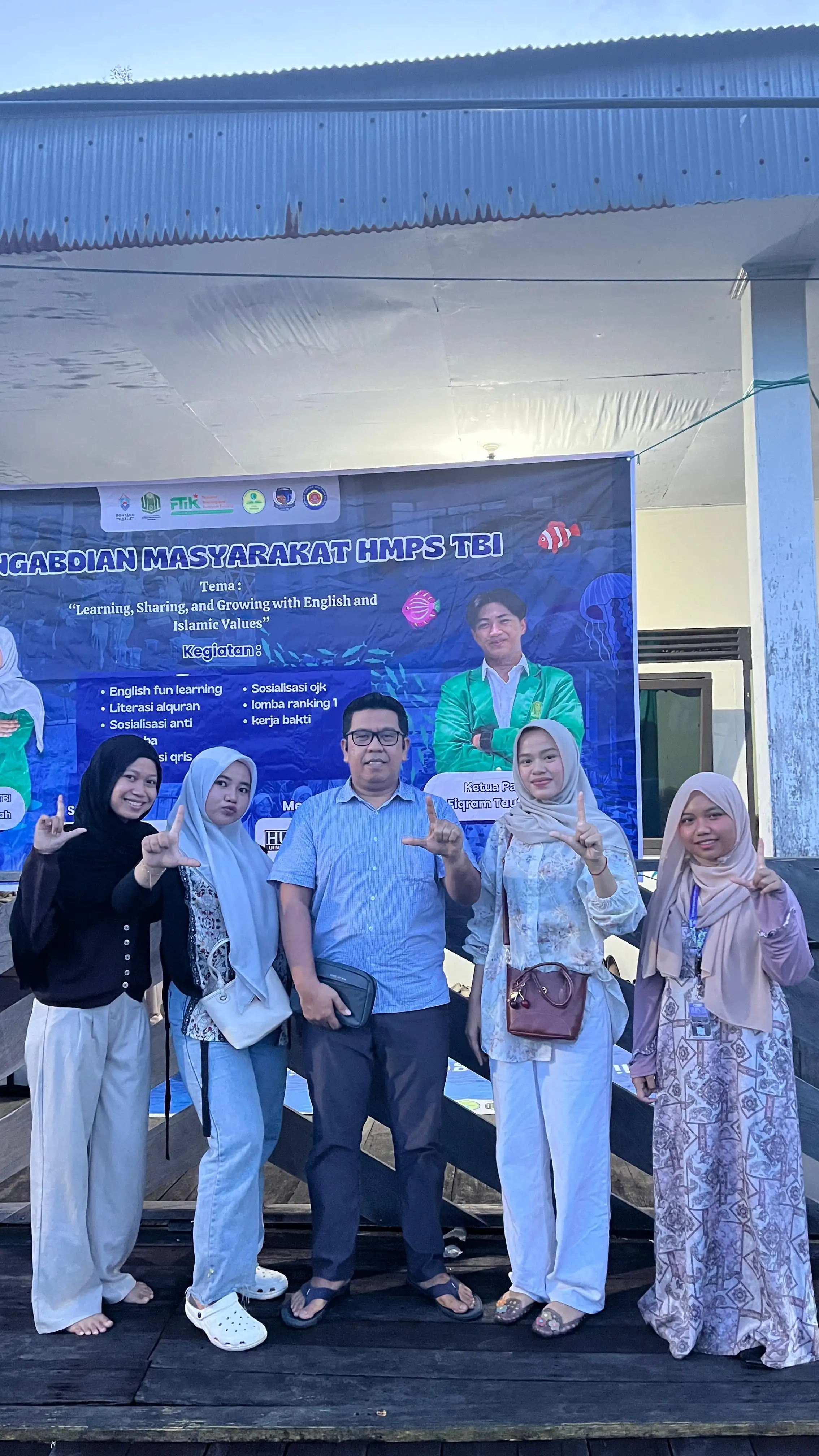 Mahasiswa TBI UINSI Samarinda Gelar Pengabdian Masyarakat di Bontang Kuala, Hadirkan Beragam Program Edukatif