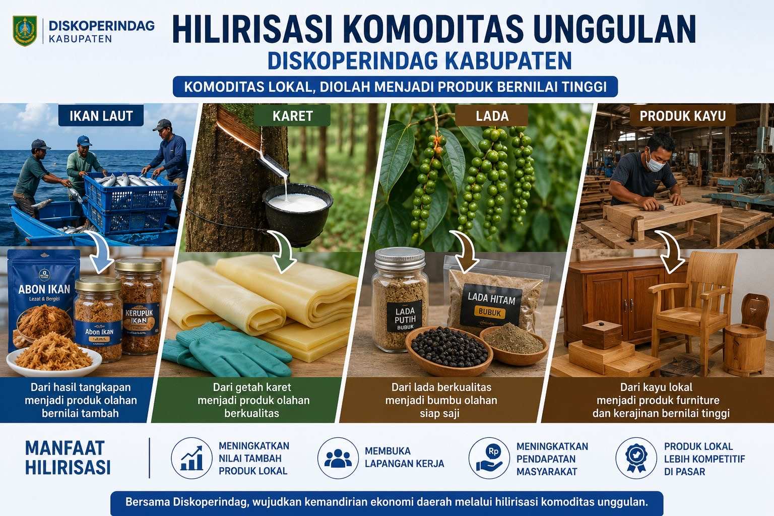 Berau Genjot Hilirisasi IKM, 10 Komoditas Unggulan Disiapkan Naik Kelas