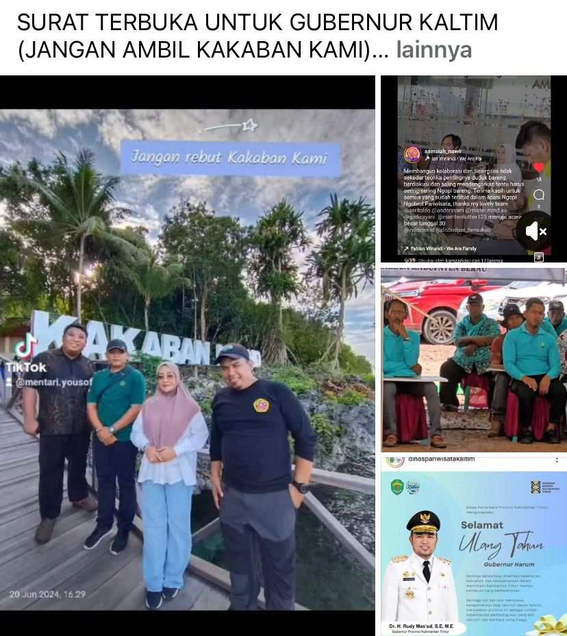 Ini Dia Isi Surat Terbuka Sekretaris Disbudpar Berau ke Pemprov Kaltim soal Pulau Kakaban